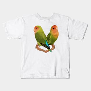 Cute Lovebirds Kids T-Shirt